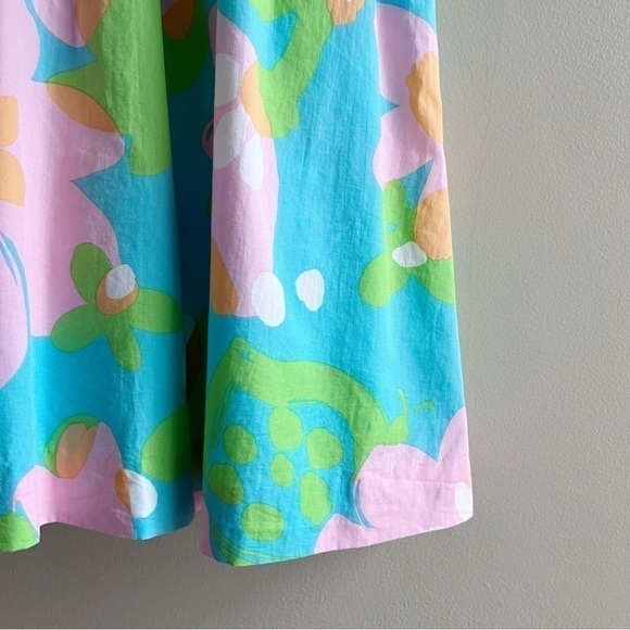 Lilly Pulitzer Lexington Fit & Flare Mini Dress in Shorely Blue Mojo, Size 0 - Picture 7 of 11